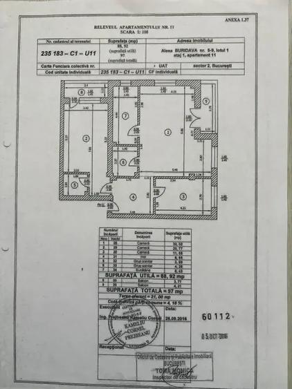 Apartament cu 3 camere decomandat, mobilat în Fundeni