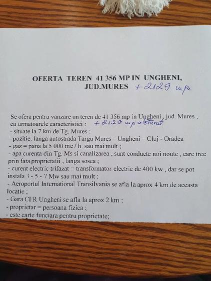 Teren de 41356 mp, în Central