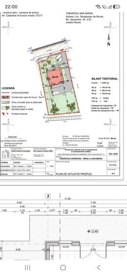 Teren 1.028 mp in Santana de Mures | Autorizatie de construire + Materiale incluse | Utilitati la teren - 7