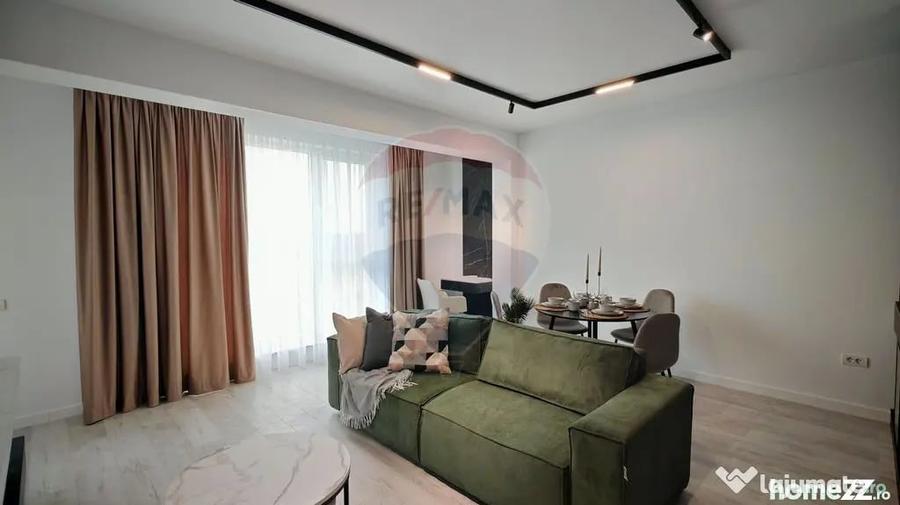Apartament cu 2 camere semidecomandat în Tunari
