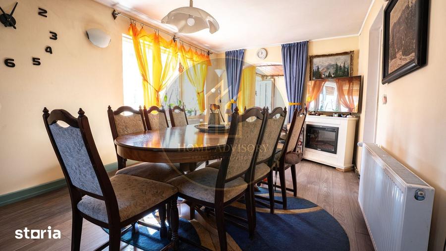 Casă cu 5 camere cu Teren 1500 Mp în Bran