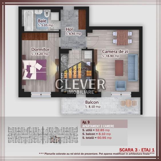 Apartament cu 2 camere decomandat în Theodor Pallady — fotografia 1