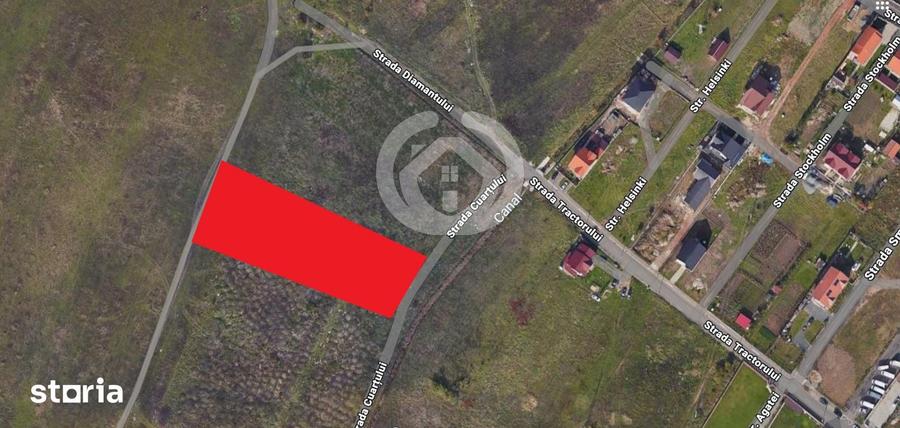 Teren de 1400 mp, în Central