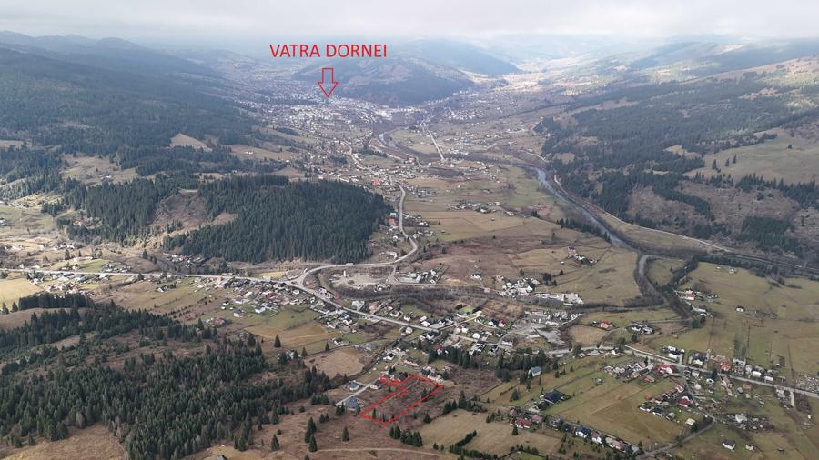 Teren de 7869 mp, în Dorna-Arini
