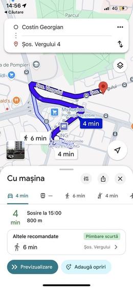 Apartament cu 2 camere decomandat în Titan