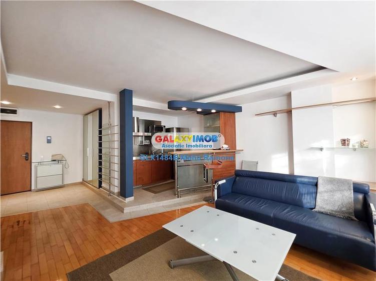 Apartament cu 2 camere semidecomandat, mobilat în Băneasa