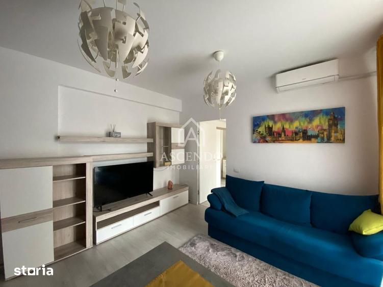 Apartament cu 2 camere decomandat, mobilat în Cișmigiu