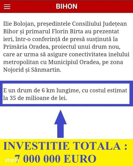 Teren de 505 mp, în Centura