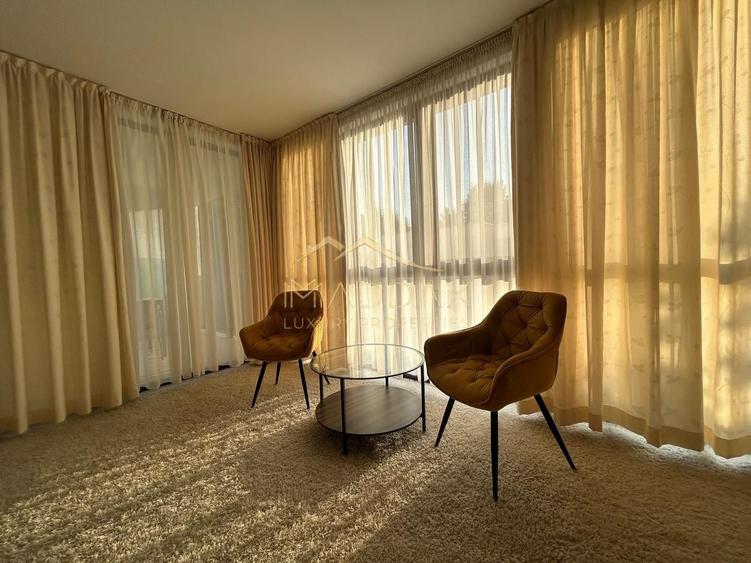 Apartament cu 3 camere decomandat, mobilat în Herăstrău