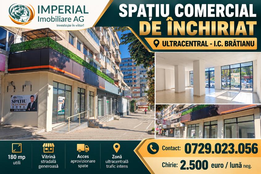 Spațiu comercial, de 180 mp, în Ultracentral