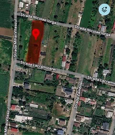 Teren de 1627 mp, în Petrești