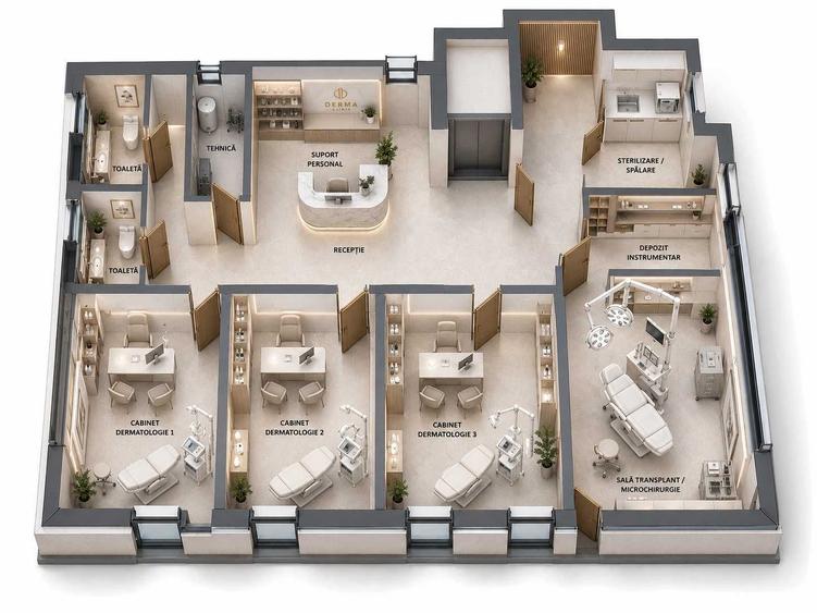 Spațiu comercial, de 320 mp, în Dezmir