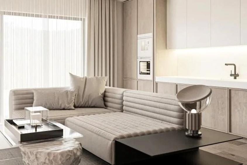 Apartament cu 3 camere decomandat în Noua