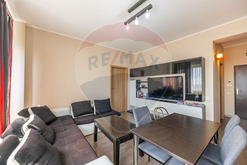 Apartament cu 2 camere semidecomandat, mobilat în UTA