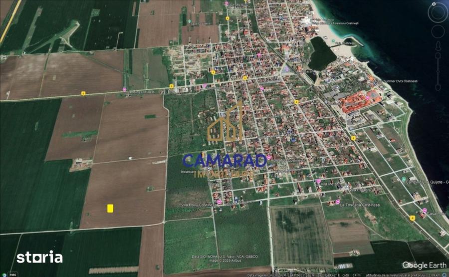 Teren de vanzare 2 loturi de 400 mp - 800 mp total - Schitu (Costinest - 2
