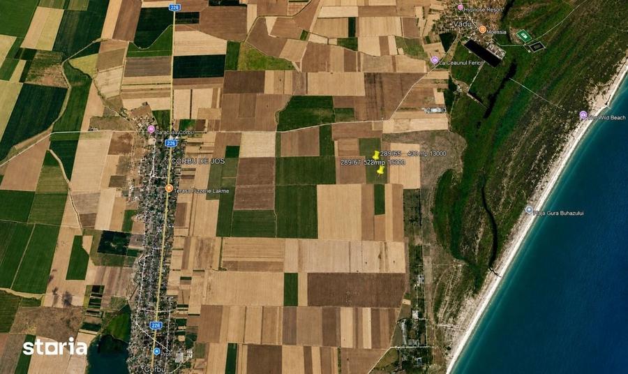 Teren de 430 mp, în Corbu