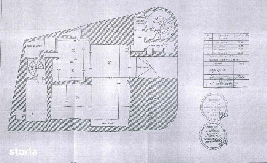Spațiu comercial, de 1,110 mp, în Iancului