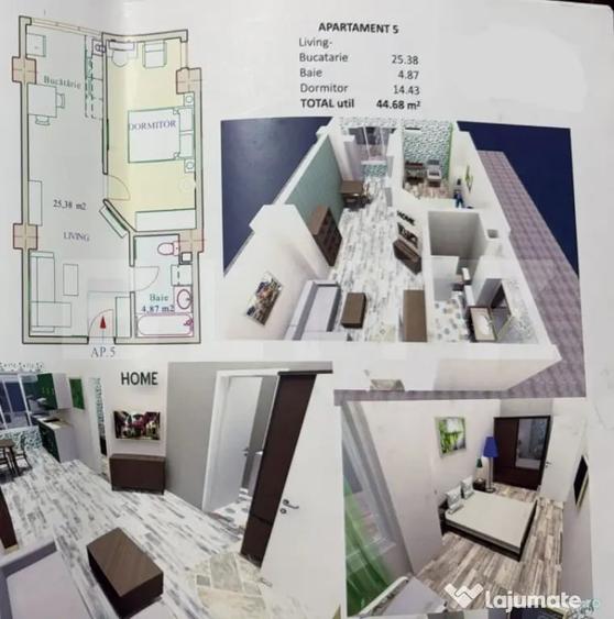 Studio modern, parcare inclusa, zona Fantasy Park - 1
