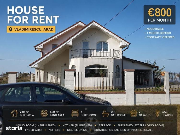 Casă cu 4 camere în Vladimirescu