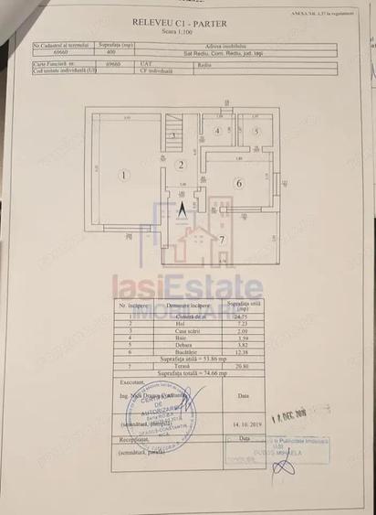 Casă cu 4 camere cu Teren 400 Mp în Lunca Cetățuii