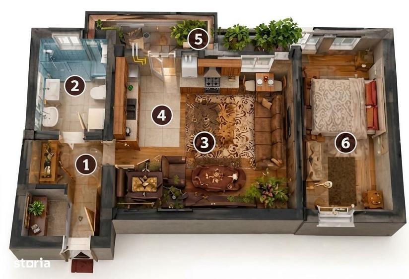 Apartament cu 2 camere în Prelungirea Ghencea