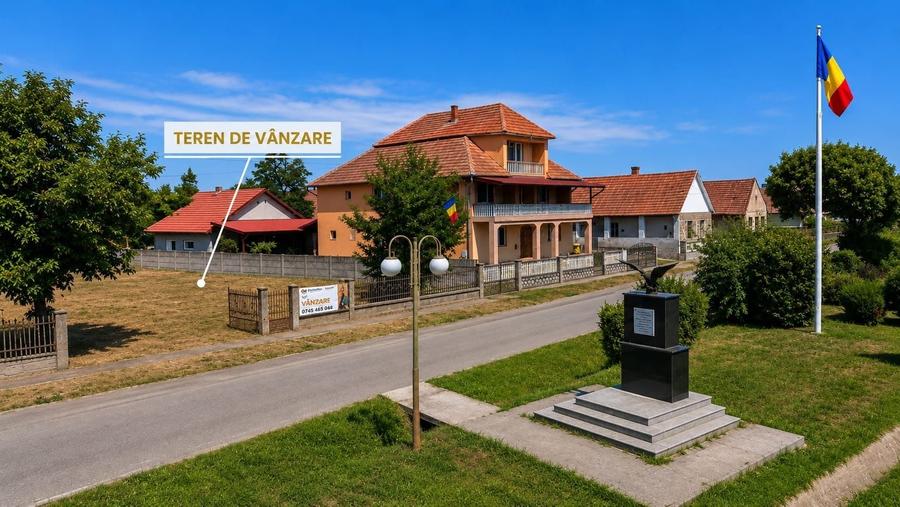 Teren Construcții intravilan de 2800 mp, în Doba