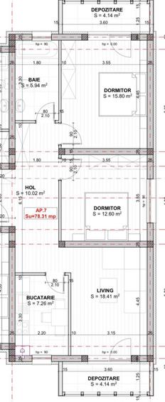 Apartament cu 3 camere decomandat în Giroc