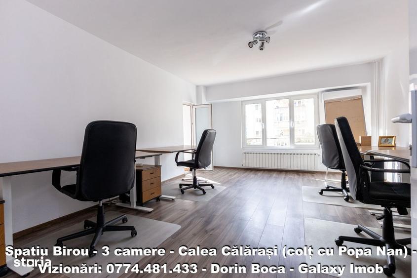 BIROU 3 Camere NEMOBILAT - CALEA CALARASI - Centrala proprie - 7