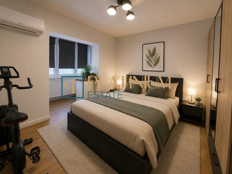 Apartament cu 2 camere decomandat, mobilat în Lunei