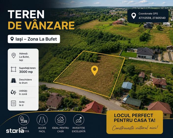 Teren intravilan Visan 3000 mp - 1