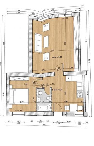 Apartament 2 camere ultracentral vizavi de teatru - 9
