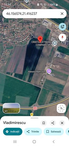 Teren de 10012 mp, în Vladimirescu