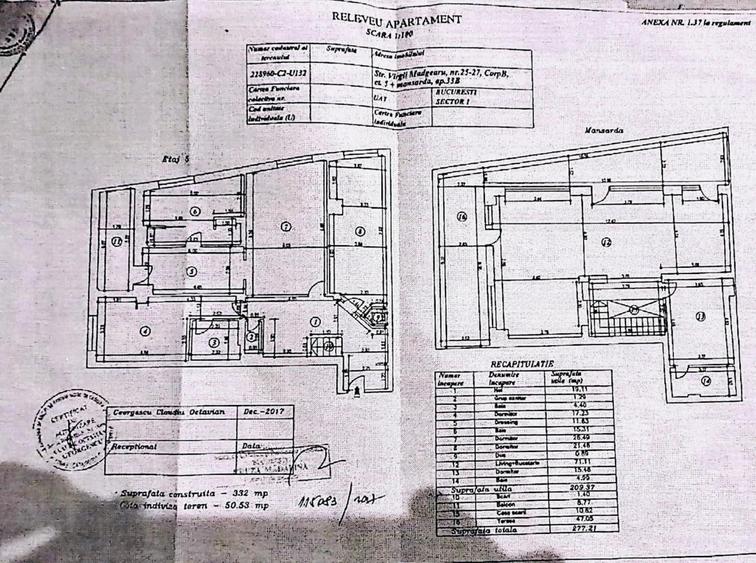 Penthouse cu 5 camere decomandat în Herăstrău