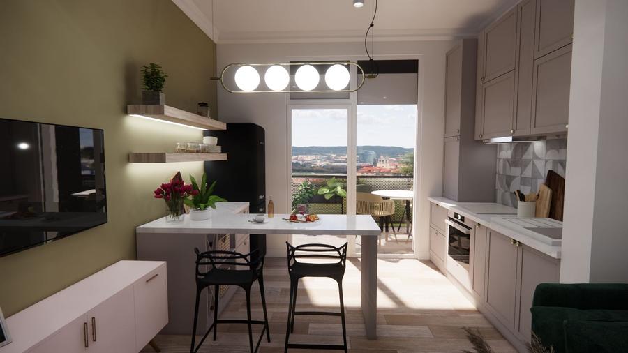 Apartament cu 2 camere decomandat în UTA