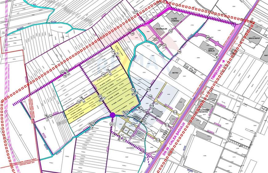 Teren Construcții intravilan de 368100 mp, în Central
