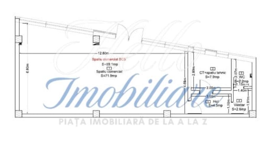 Spațiu comercial, de 89.099998474121 mp, în Dâmbul Rotund