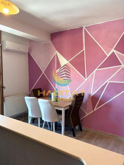 Apartament cu 2 camere semidecomandat, mobilat în Est