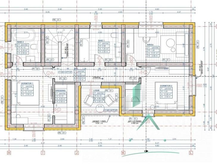 Casă cu 4 camere cu Teren 492 Mp în Chinteni