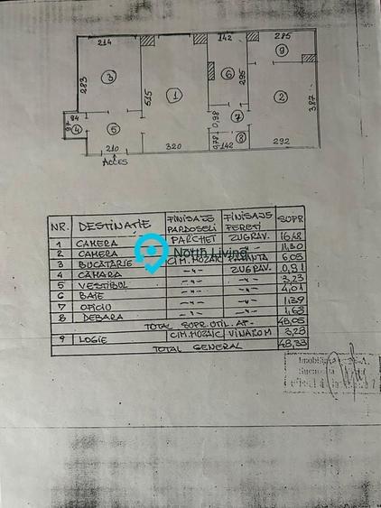 Apartament cu 2 camere semidecomandat în Câmpia Libertății