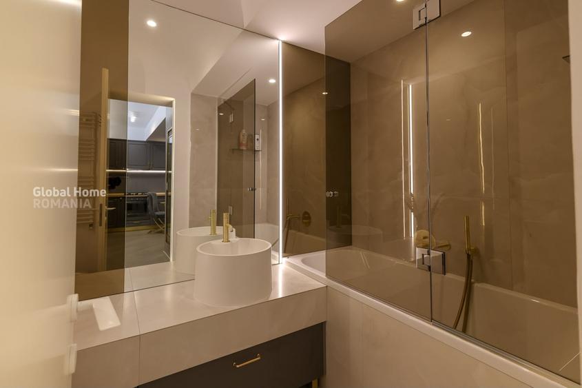 Apartament cu 2 camere semidecomandat, mobilat în Pipera