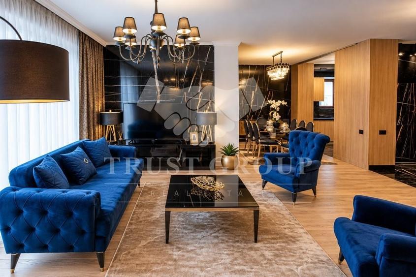 Apartament cu 4 camere decomandat, mobilat în Herăstrău