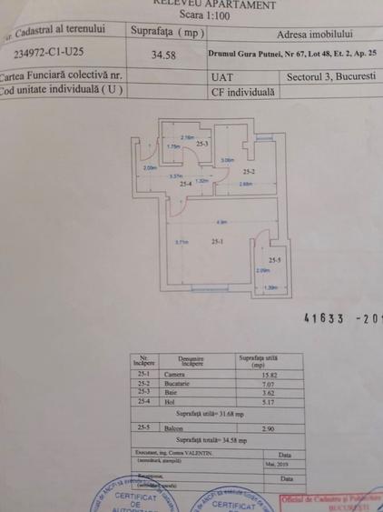 Garsonieră decomandată în Central