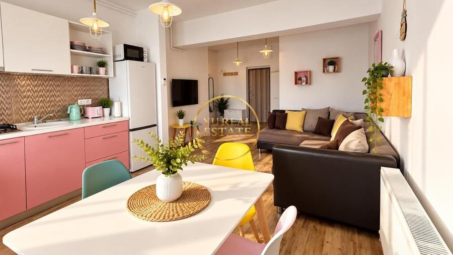 Apartament cu 2 camere semidecomandat în Central