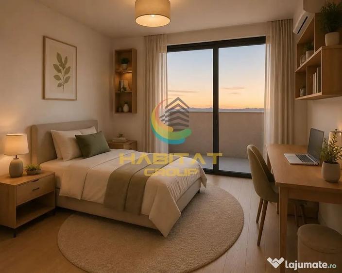 Apartament cu 3 camere decomandat în Titan