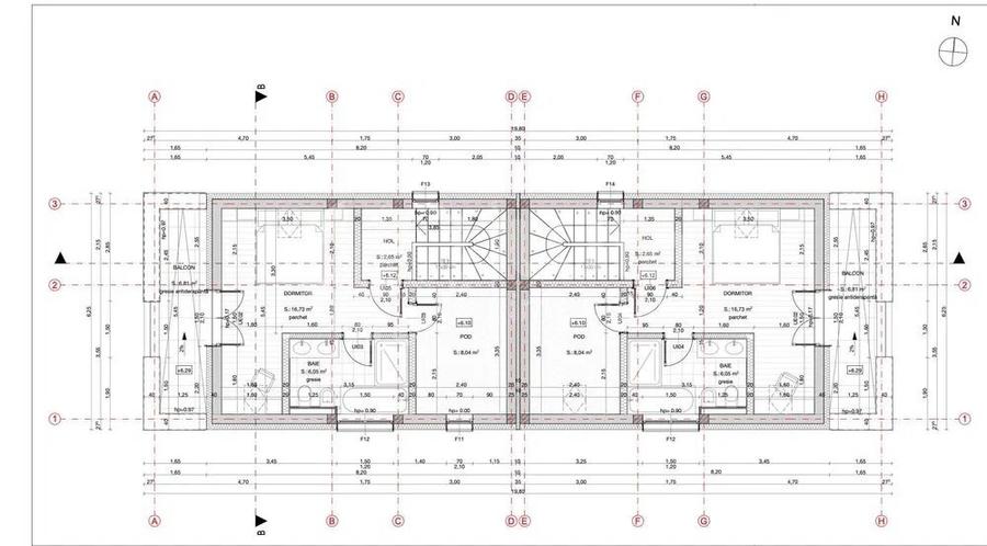 Duplex cu 4 camere cu Canalizare în Someșeni
