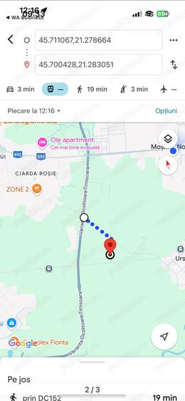 Teren de 695 mp, în Moșnița Nouă