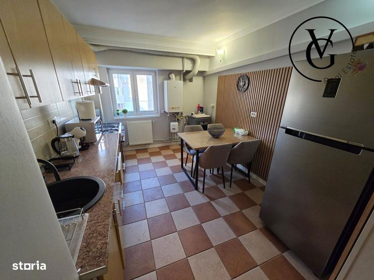 Apartament cu 3 camere decomandat, mobilat în Stadion