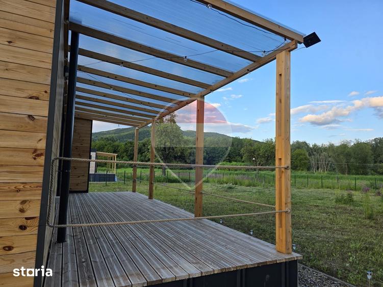 Casă cu 2 camere cu Teren 500 Mp în Cislău