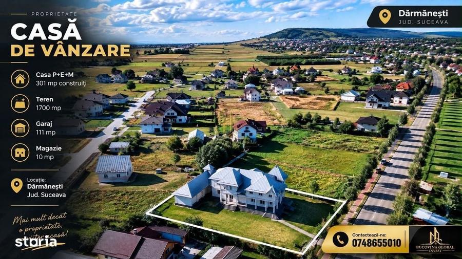 Casă cu 4 camere cu Teren 1700 Mp în Dărmănești
