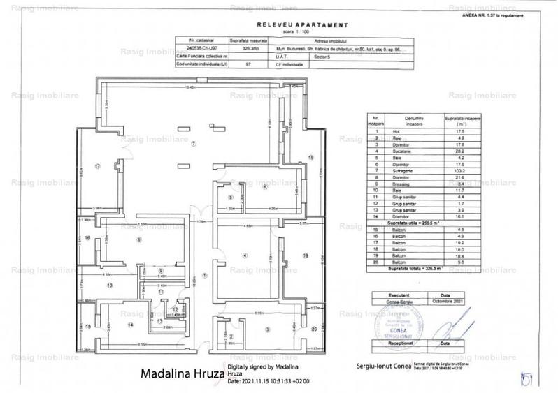 Apartament cu 5 camere decomandat în Parcul Carol